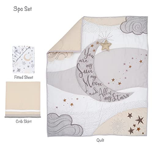 Lambs & Ivy Celestial 3-Piece Baby Crib Set