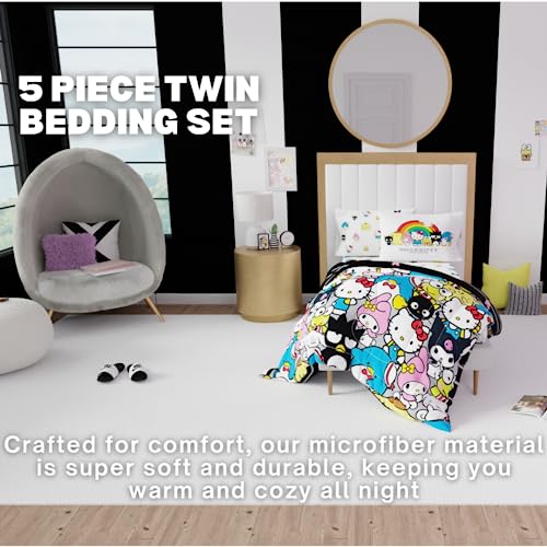 Hello Kitty & Friends 5-Piece Bedding Set