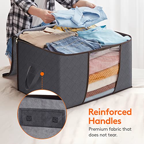 Lifewit 90L Large Foldable Storage Bags - 6 Pack