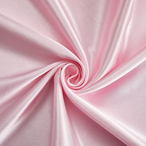 Luxury Pink Satin Bedding Set - 5 Pieces
