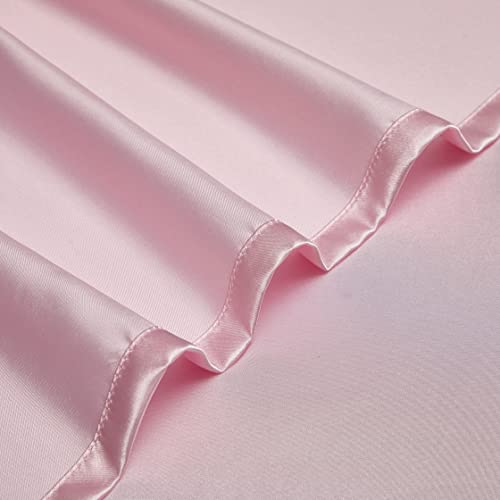 Luxury Pink Satin Bedding Set - 5 Pieces