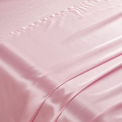 Luxury Pink Satin Bedding Set - 5 Pieces