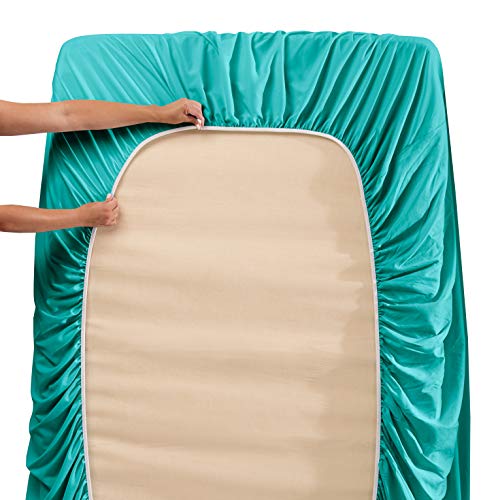 Teal Extra Deep Pocket Queen Sheet Set