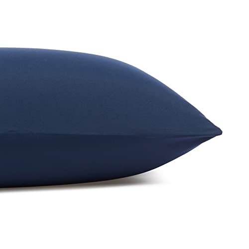 Navy Blue 4-Piece Microfiber Bed Sheet Set