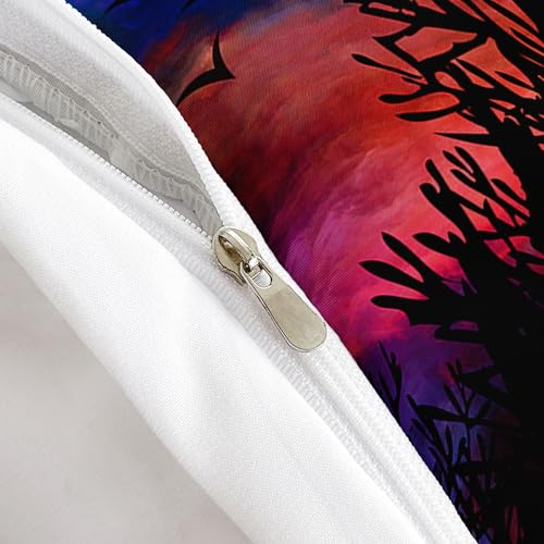 AILONEN 3D Wolf Duvet Cover Set, Queen Size