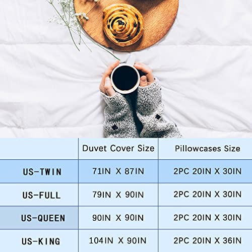 AILONEN 3D Wolf Duvet Cover Set, Queen Size