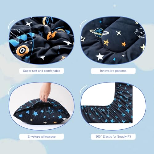 David's Kids Space Toddler Bedding Set - 4 Pieces