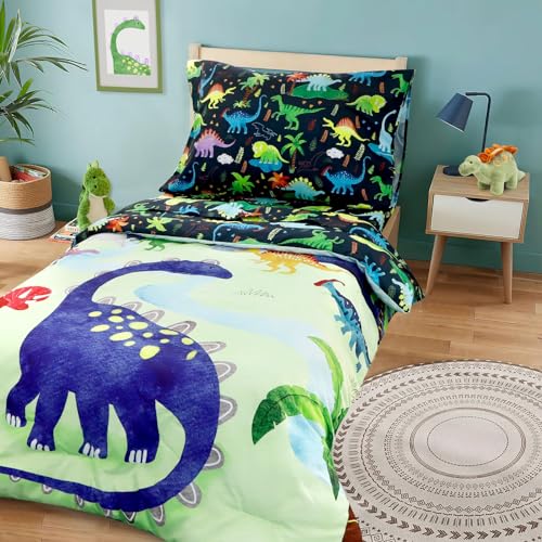 Toddler Dinosaur Bedding Set - 4 Pieces