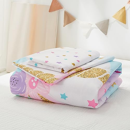 Unicorn 4-Piece Toddler Bedding Set, Ultra Soft