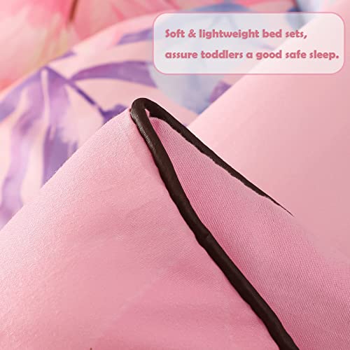 Unicorn Toddler Bedding Set - 4 Pieces Pink