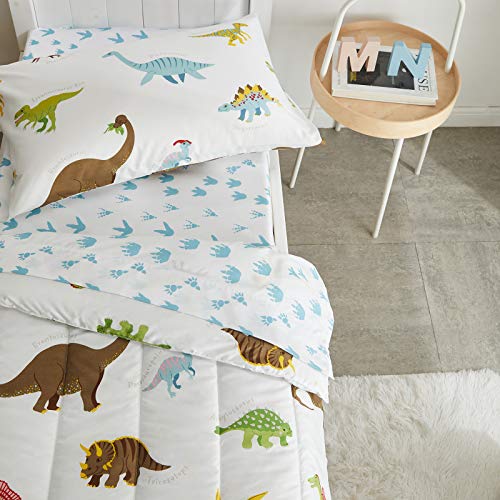 Dinosaur Toddler Bedding Set - 4 Pieces