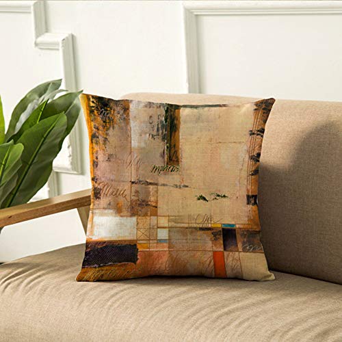 Modern Vintage Geometric Throw Pillow Cover Set