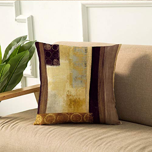 Modern Vintage Geometric Throw Pillow Cover Set