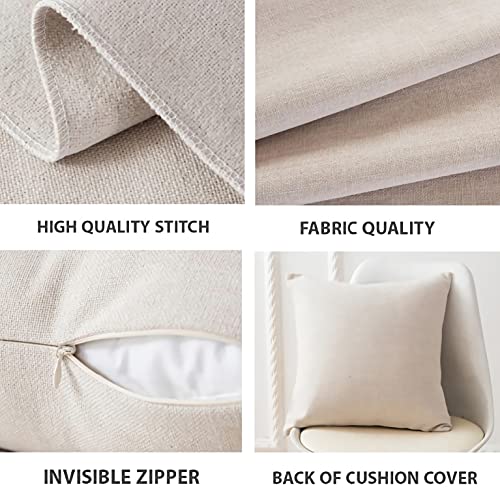 Farmhouse Blue Floral Throw Pillow Cover Set