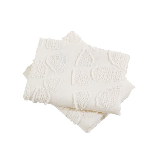 Cream Tufted Pillow Shams - Set of 2