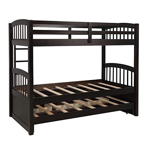 Harper&Bright Twin Over Twin Bunk Bed Set