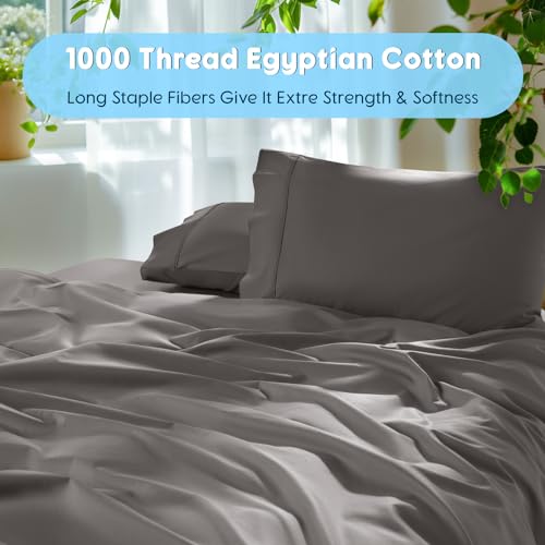 Luxury 1000 TC Egyptian Cotton Bed Sheet Set