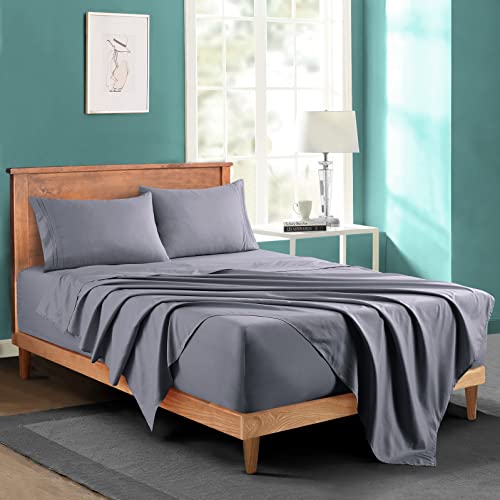 Luxury Extra Deep Pocket King Sheet Set - Grey