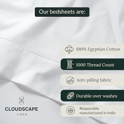 Luxury 100% Egyptian Cotton King Sheet Set