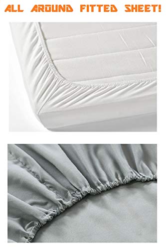 Luxury 1500 Thread Count Microfiber Queen Sheet Set