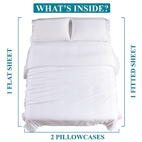 Luxury Satin Queen Bed Sheet Set - 4pc