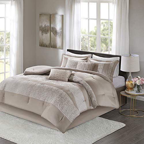 Madison Park Luxury Jacquard Comforter Set, Queen