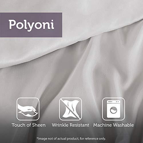 Madison Park Floral Faux Silk Comforter Set