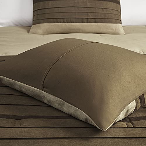 Madison Park Palmer King Comforter Set - Faux Suede