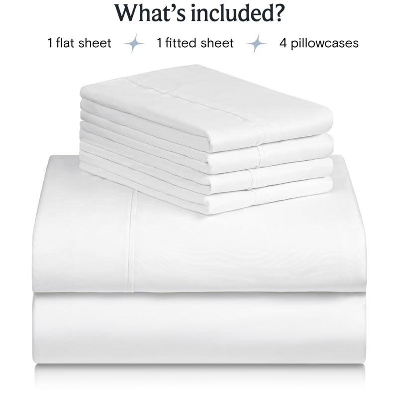 LuxClub 6 PC Full Size Cooling Sheet Set