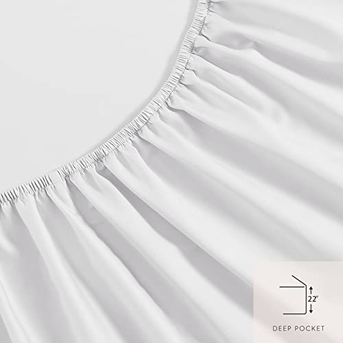 Laura Ashley King Luxury Sateen Cotton Sheet Set