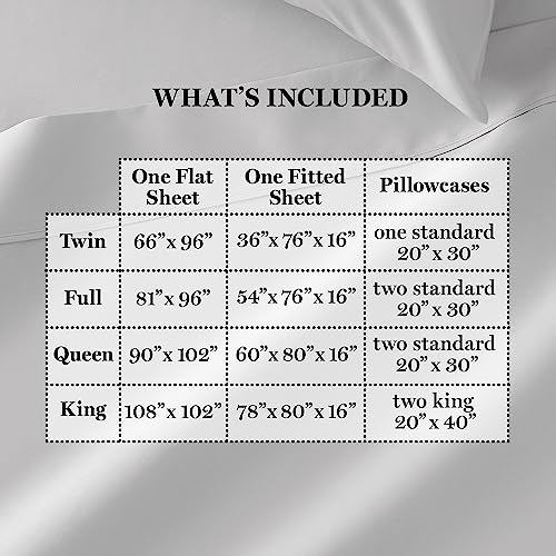 Martha Stewart 100% Cotton Queen Sheet Set