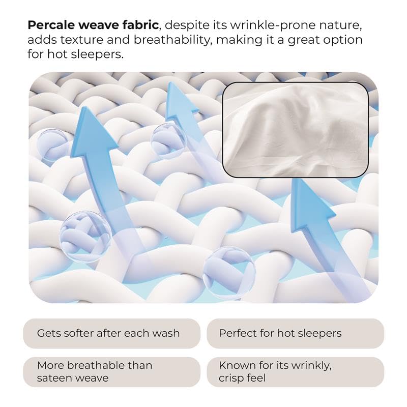 Organic Cotton Twin Sheet Set - Cool & Crisp