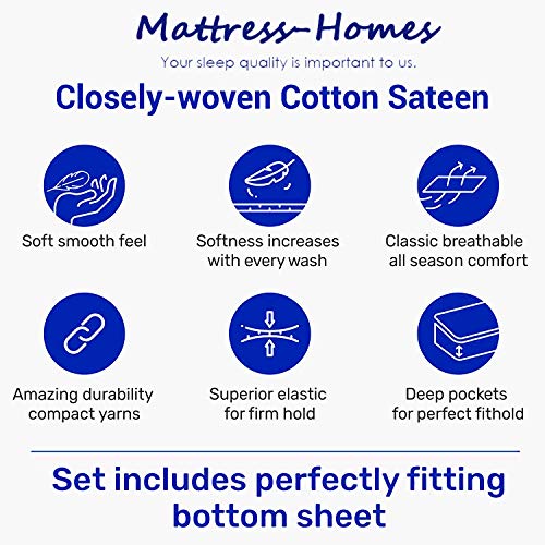 Luxury 600 Thread Count Queen Sheet Set