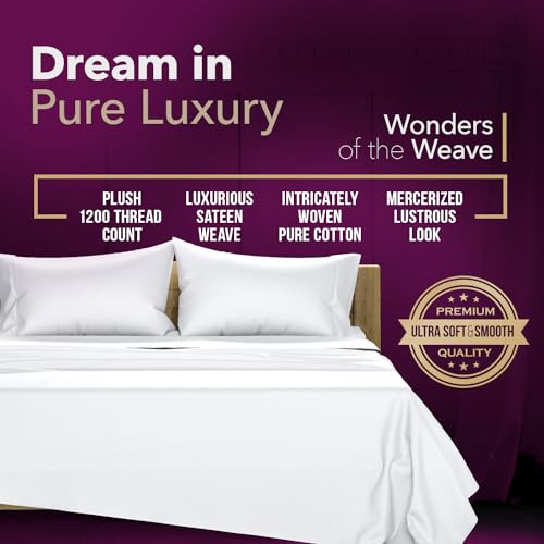 Luxury 100% Egyptian Cotton Queen Sheet Set