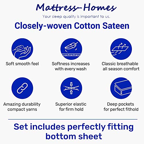 Luxury 600 Thread Count Queen Sheet Set