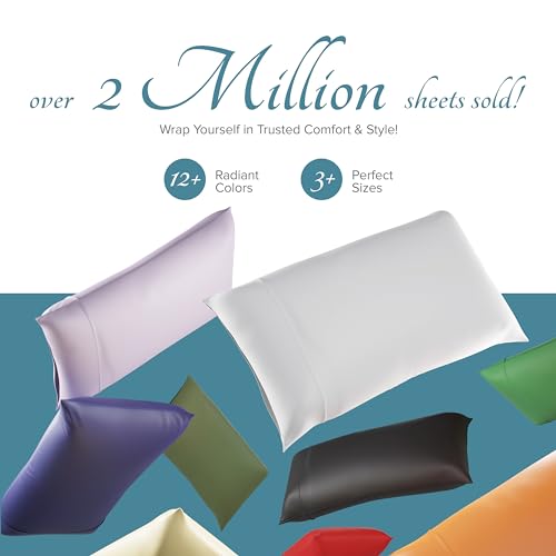 Carressa 100% Egyptian Cotton Queen Sheet Set