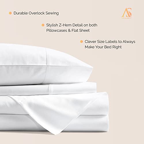Ashton 100% Egyptian Cotton Queen Sheet Set