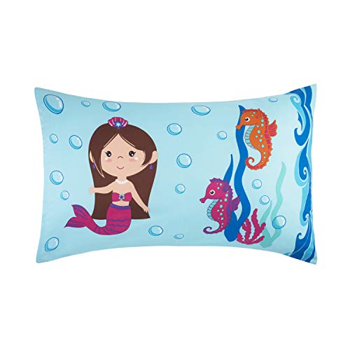 Mermaid-Themed Twin Bed Sheet Set for Kids