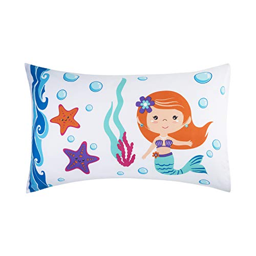 Mermaid-Themed Twin Bed Sheet Set for Kids
