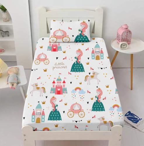 Fairy Tale Princess Queen Bed Sheet Set