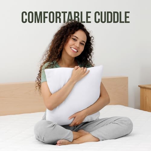 Utopia 20x20 Inch White Throw Pillow