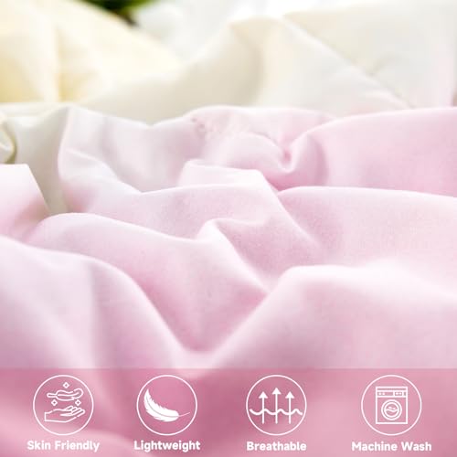 Colorful Ombre Twin Comforter Set for Girls