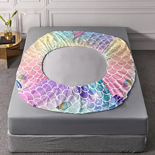 Rainbow Scales Mermaid Kids Bedding Set - Twin