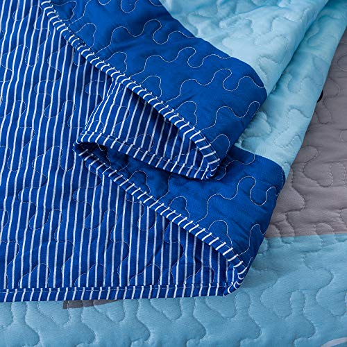 Ocean Explorer Twin Quilt Set with Sham