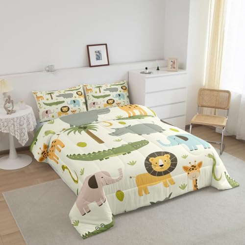 Cute Wild Animals Nursery Bedding Set for Kids