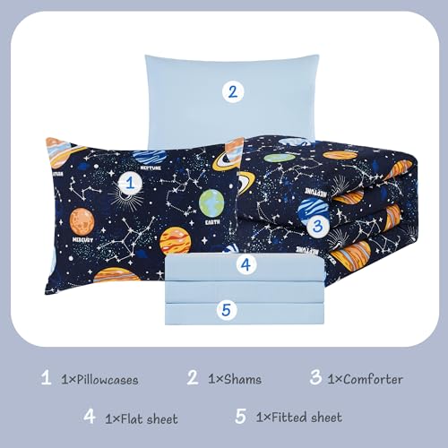 Kaleido Space Twin Bedding Set - 5 Pieces