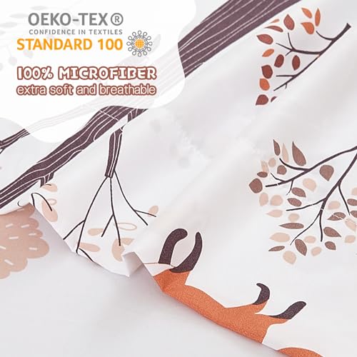 Yibeizi Woodland Forest Kids Full Sheet Set