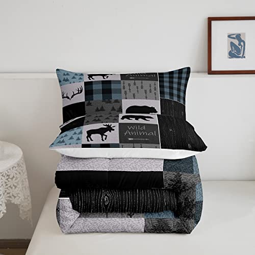 Camping Themed Kids Bedding Set with Wildlife Print