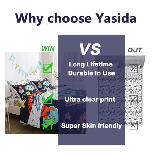 Outer Space 7-Piece Twin Comforter Set for Boys