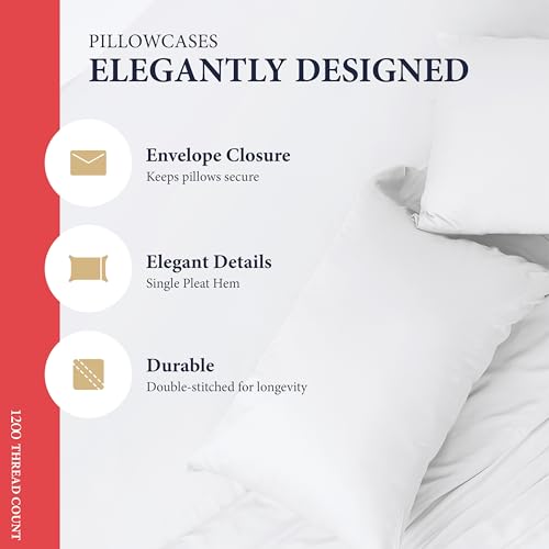 Luxury 100% Egyptian Cotton Queen Sheet Set
